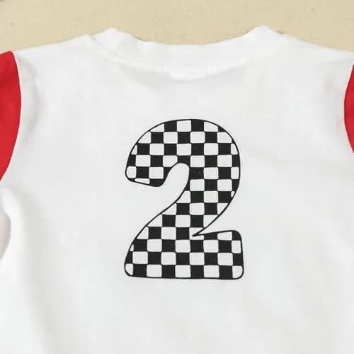 Coyciu Baby Boy's 2nd Birthday Outfit - Fast Two Race Car Set (18-24 Months) thumbnail 6