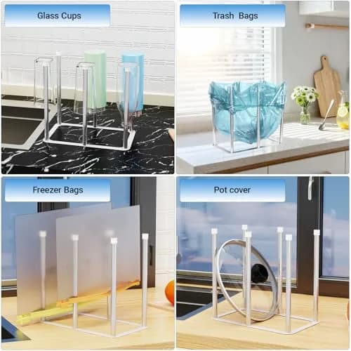 ZHMY Water Bottle Drying Rack, Stainless Steel, Space Saving Countertop Drying Rack for Bottles & Glassware thumbnail 6