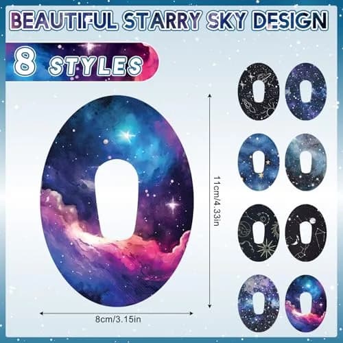 Geiserailie Oval Adhesive Patches Compatible with Dexcom G6 32 Pack | Waterproof & Sweat Proof for CGM Device thumbnail 2