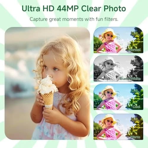 SMARTKLIK Digital Camera FHD 4K 44MP 2.8 inch Display 16x Zoom 64GB SD Card | Autofocus Compact Camera for Teens thumbnail 4