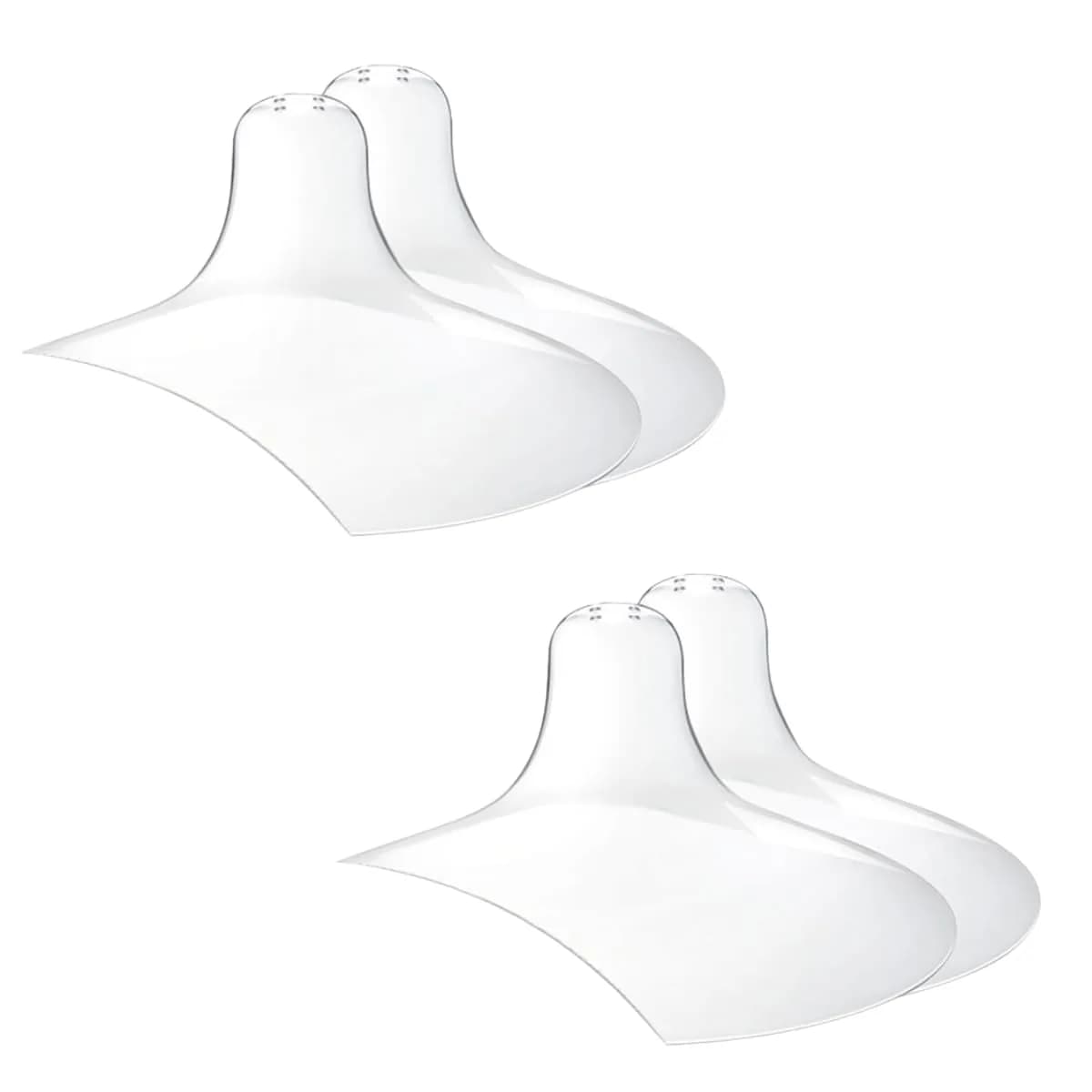 Luxemum Nipple Shields for Breastfeeding Newborn Baby (4 Count, 20MM) | BPA-Free Silicone for Latch Difficulties - main product image
