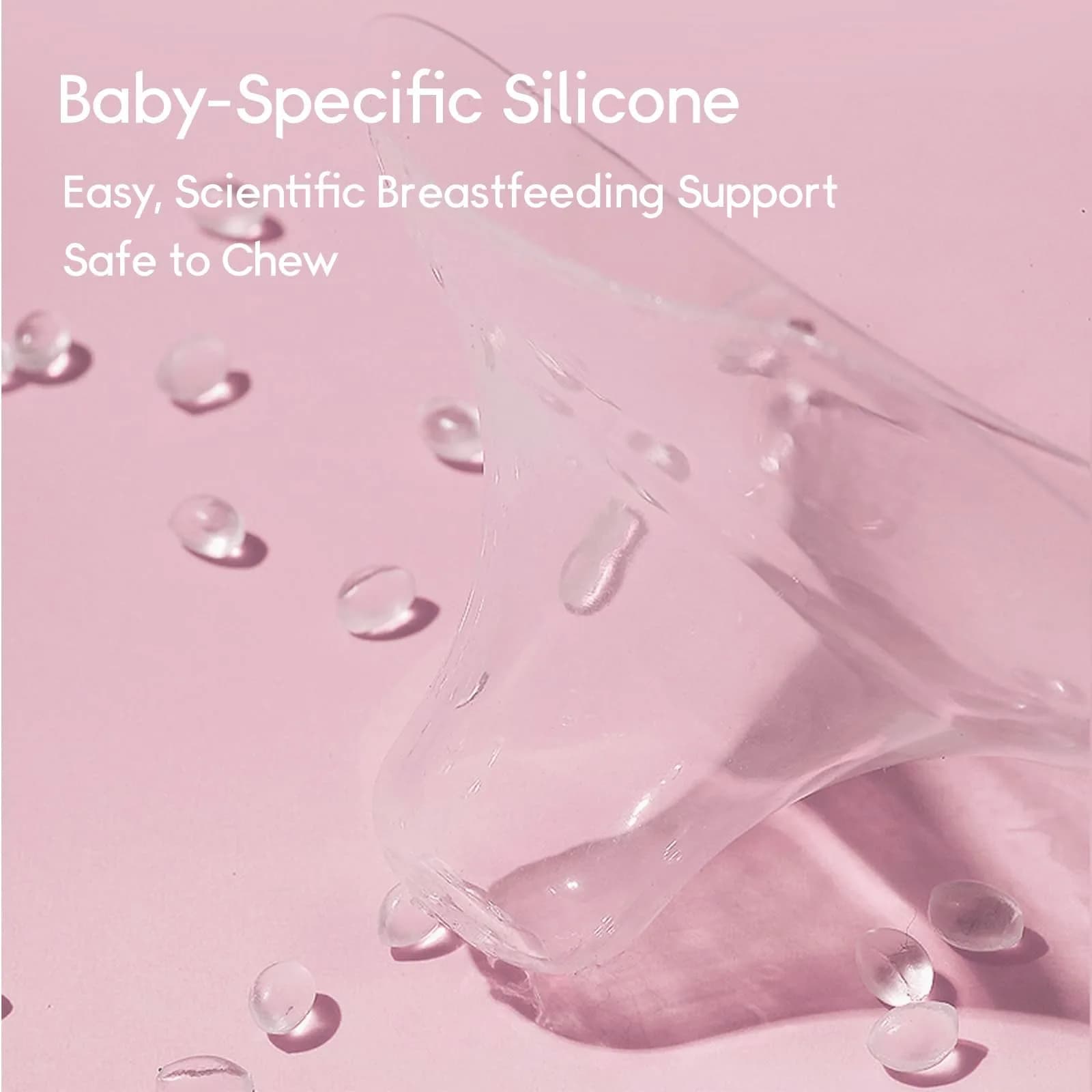Luxemum Nipple Shields for Breastfeeding Newborn Baby (4 Count, 20MM) | BPA-Free Silicone for Latch Difficulties - view 7