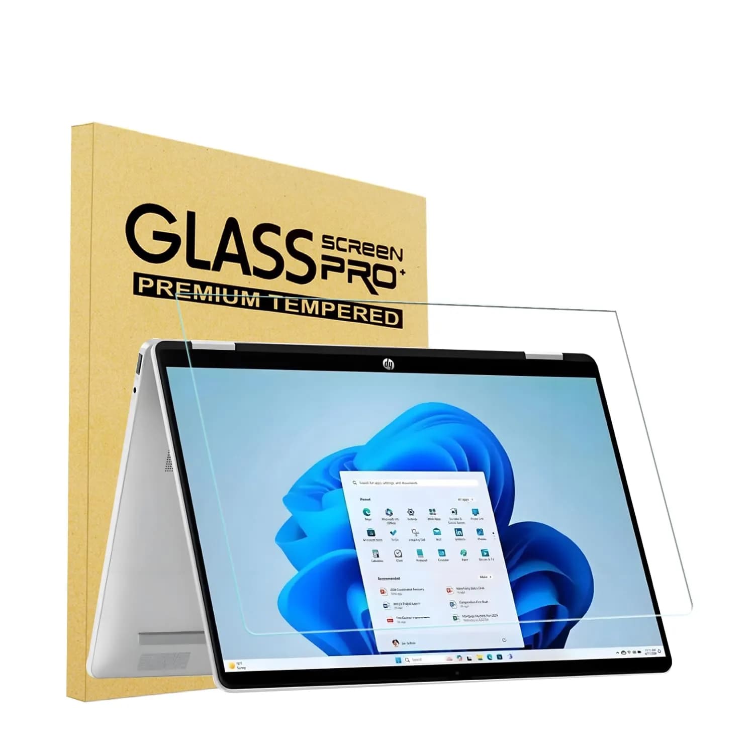 i-Tensodo 14 Inch Tempered Glass Screen Protector for HP OmniBook 5 Flip 14 & Next Gen AI 14 | Scratch-Resistant & High Transparency — Tempered Glass