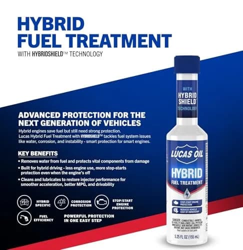 Lucas Oil Hybrid Fuel Treatment w/HybridShield™ 156ml (5.25 fl oz) | For Hybrid Engine Fuel Systems thumbnail 2