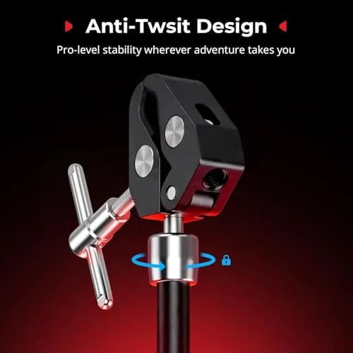 SMALLRIG Magic Arm with Super Clamp for Action Cameras, 18.8cm (7.4in) | Mounts Monitors, Lights, Cameras thumbnail 2