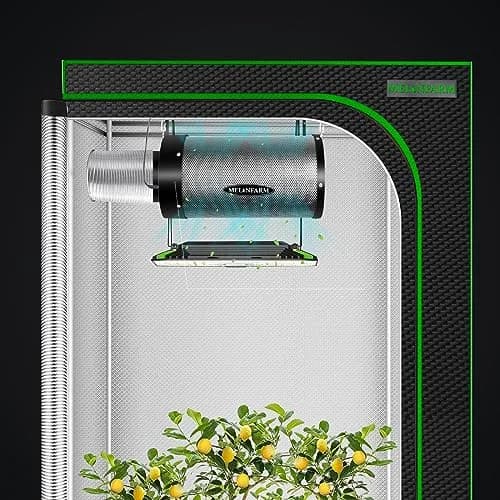 MELONFARM 6 inch Air Carbon Filter with Australia Virgin Charcoal & Built-in 14cm Fan | Odor Control & Low Noise thumbnail 7
