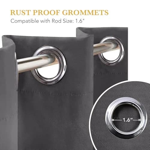RYB HOME Blackout Curtains for RV Camper Kitchen 45 Inches Length | Thermal Insulated, Room Darkening, Privacy Drapes thumbnail 7