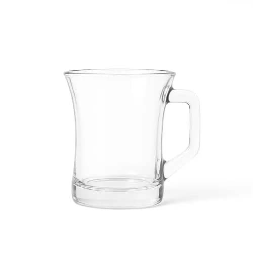 yersiz Glass Coffee Mugs Set of 6 | Durable Drinkware with Thick Base for Hot & Cold Beverages thumbnail 8