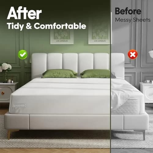 UPZLZD Sheet Holders with Non-Slip Base | Keep Sheets Firm & Tight for All Mattresses thumbnail 6