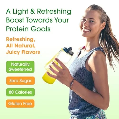 Fit & Lean Clear Protein Powder, Whey, Collagen, Citrus Lime | Supports Lean Muscle & Recovery thumbnail 4