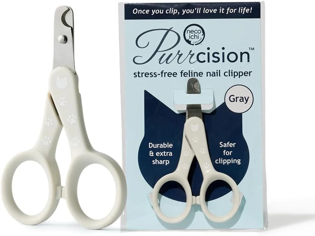 猫壱 Purrcision Stainless Steel Cat Nail Clipper | Japan-Made, Ultra-Thin Blade, Precise & Safe (70-120 chars)
