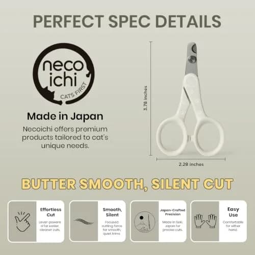 猫壱 Purrcision Stainless Steel Cat Nail Clipper | Japan-Made, Ultra-Thin Blade, Precise & Safe (70-120 chars) thumbnail 2