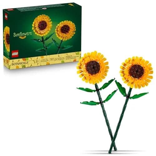 LEGO Sunflowers Building Toy 191 Pieces | Educational STEM Toy for Ages 8+ thumbnail 1