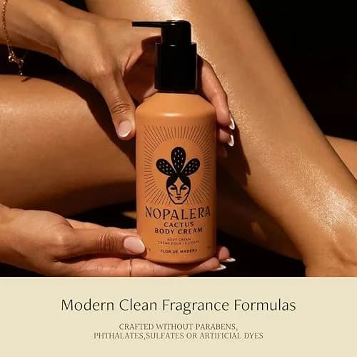 Nopalera Cactus Body Cream | Prickly Pear | Flor De Madera | 8oz | Deep Hydration & Nourishment thumbnail 6