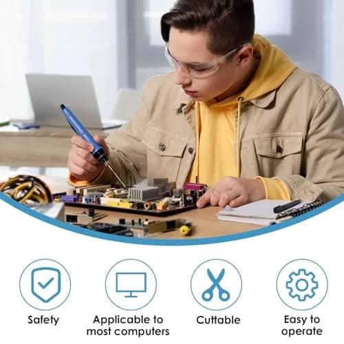 Dedoda 10 Pack Laptop Privacy Screen Adhesive Strips 220×8×0.3mm | Heat-Resistant, Easy Install, Residue-Free thumbnail 5