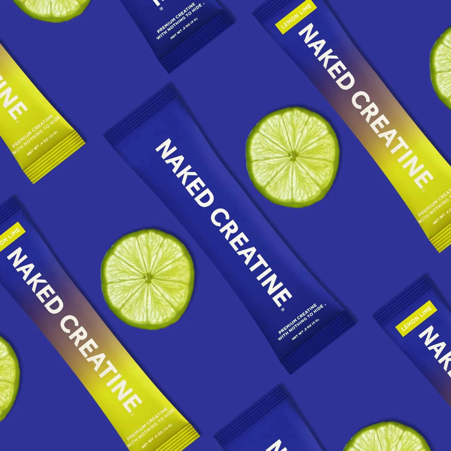 NAKED Pure Micronized Lemon Lime Creatine Monohydrate Stick Packs, Vegan, Non-GMO, Gluten Free, Soy Free, 30 Stick Packs - view 6