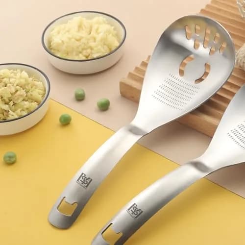 MEIYUSHENG 5 in 1 Multifunction Cooking Spoon | Stainless Steel Egg Slotted Spoon in India thumbnail 8