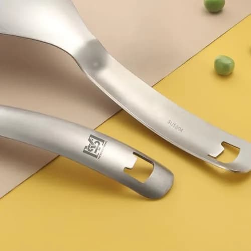 MEIYUSHENG 5 in 1 Multifunction Cooking Spoon | Stainless Steel Egg Slotted Spoon in India thumbnail 9