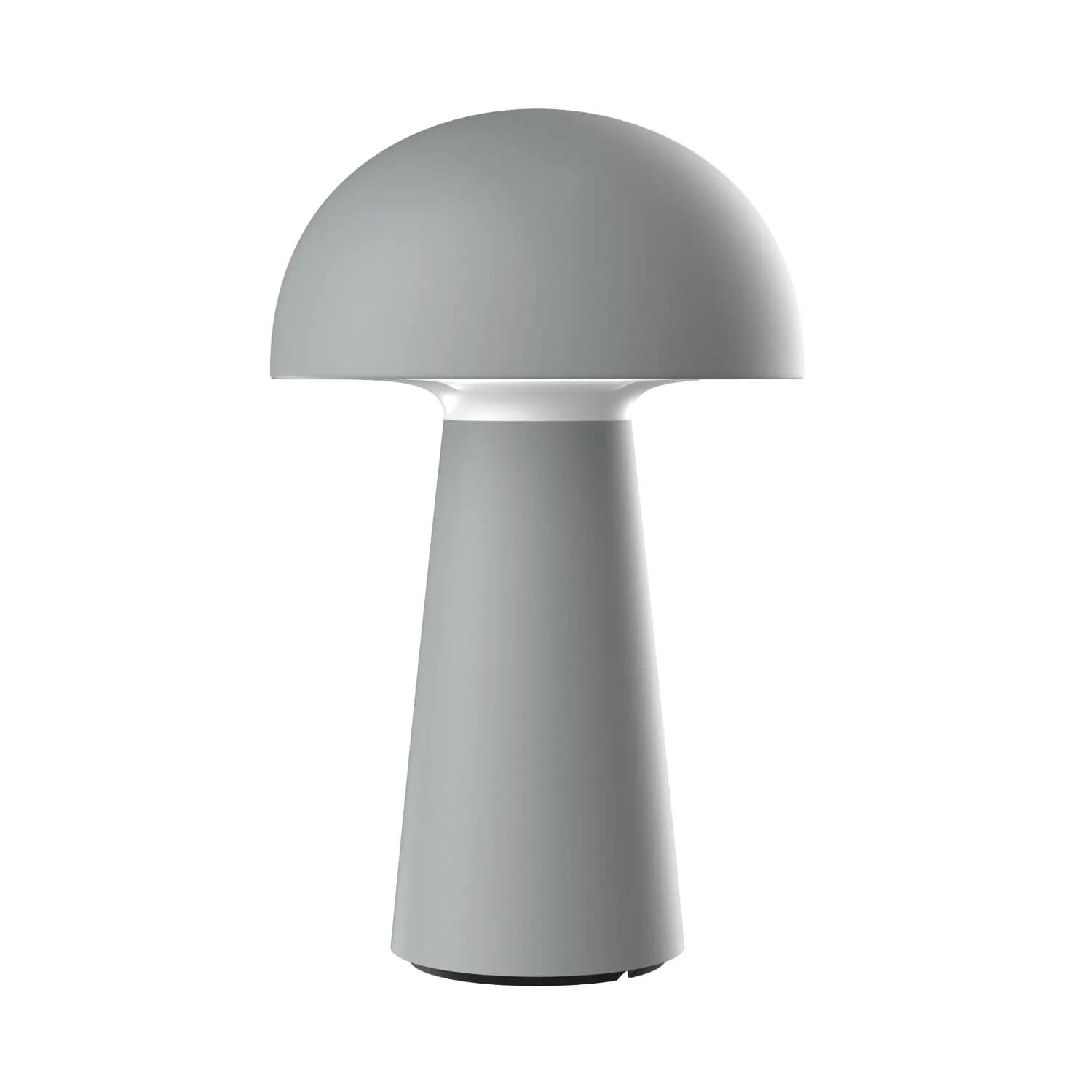 Newhouse Lighting Capri Fog Gray 2700K Dimmable Cordless USB-C Table Lamp | Cozy Home Decor