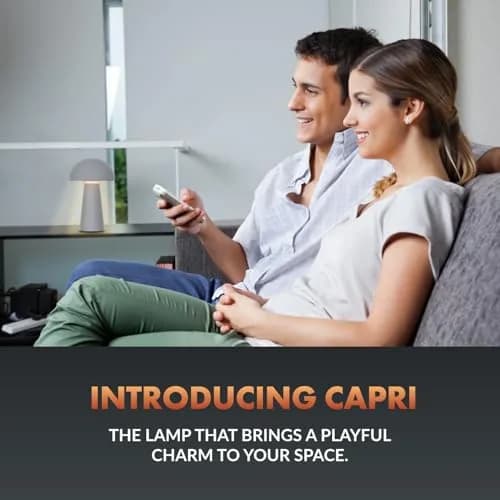 Newhouse Lighting Capri Fog Gray 2700K Dimmable Cordless USB-C Table Lamp | Cozy Home Decor thumbnail 5