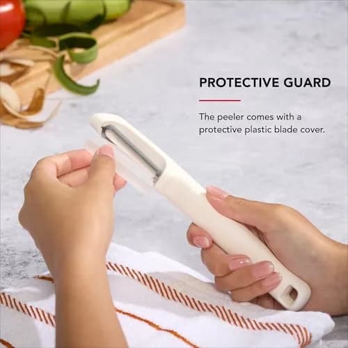 KitchenAid Vegetable Peeler 7.9-Inch Serrated Blade | Ergonomic & Durable for Daily Use thumbnail 4