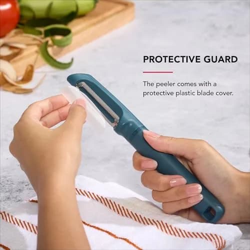 KitchenAid Vegetable Peeler 7.9-Inch | Serrated Double-Edge Blade for Fruits & Vegetables thumbnail 4