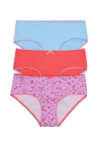 Bonds Women's Picot Trim Icons Cheeky Underwear in Stretchy Cotton Blend 3-pack | Vintage Style & Daily Comfort thumbnail 1