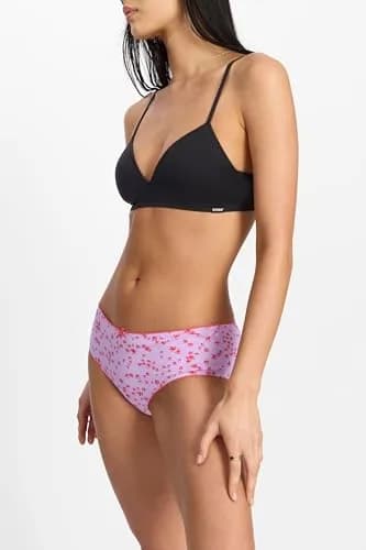 Bonds Women's Picot Trim Icons Cheeky Underwear in Stretchy Cotton Blend 3-pack | Vintage Style & Daily Comfort thumbnail 3