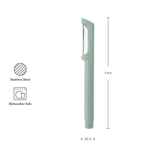 KitchenAid Cardamom Vegetable Peeler with Serrated Blade & Protective Cover | 19.9 cm (7.9-Inch) thumbnail 2