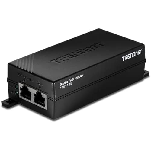 TRENDnet Gigabit PoE+ Injector TPE-114GI | NDAA & TAA Compliant for Network Devices thumbnail 1