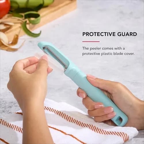 KitchenAid Vegetable Peeler 7.9-Inch Serrated Blade | Ergonomic & Durable Kitchen Tool thumbnail 4