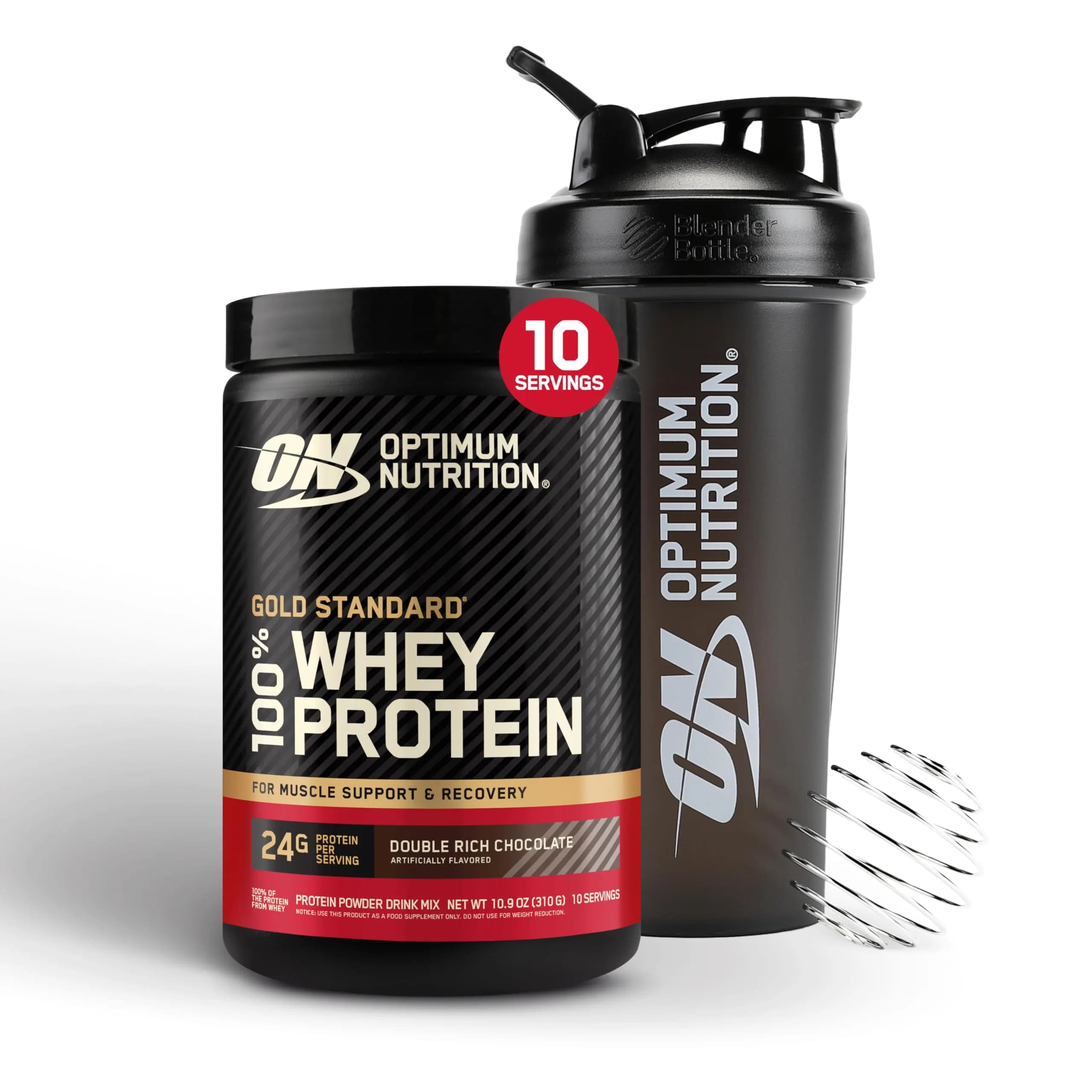 Optimum Nutrition Gold Standard 100% Whey Protein Powder Double Rich Chocolate 308g (0.68 lb) | High Protein Powder for Gym-Goers - main product image