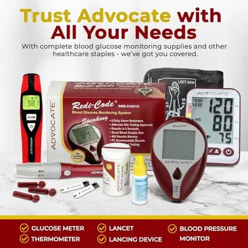 Advocate Safety Lancets 28G 1.8mm | Sterile, Retractable Needle, Single-Use, 100 Count thumbnail 8