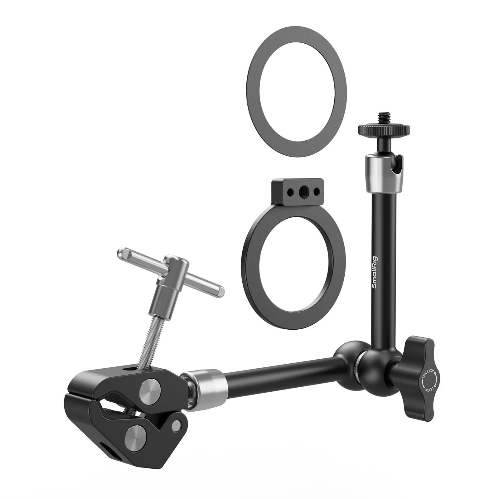 SMALLRIG 11'' Articulating Magic Arm with Phone Mount for Cameras, Lights, Monitors - main product image