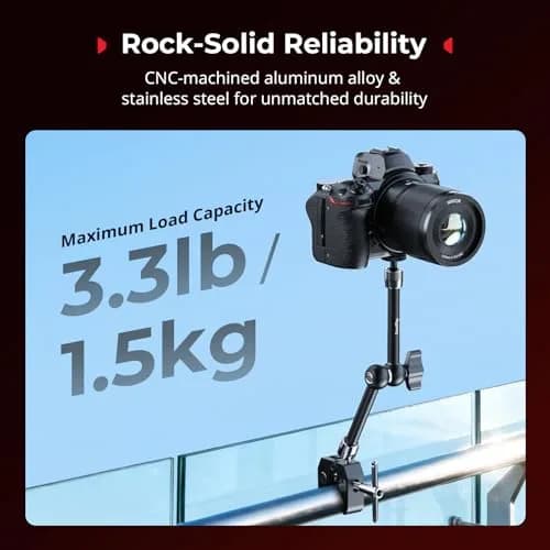 SmallRig Magnetic Magic Arm Clamp with Crab Clamp, 11" (27.7cm) | Mounts Phones, Cameras, Lights thumbnail 5