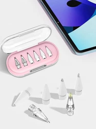 Paiholy Upgraded 6 Pack Apple Pencil Tips Replacement with Clear Case, No Wear Out Fine Point Precise Control Metal Pencil Nibs Compatible with Apple Pencil 1st Gen/2nd Gen/USB C/iPad Pro Pencil (6 Pack, Pink) thumbnail 7