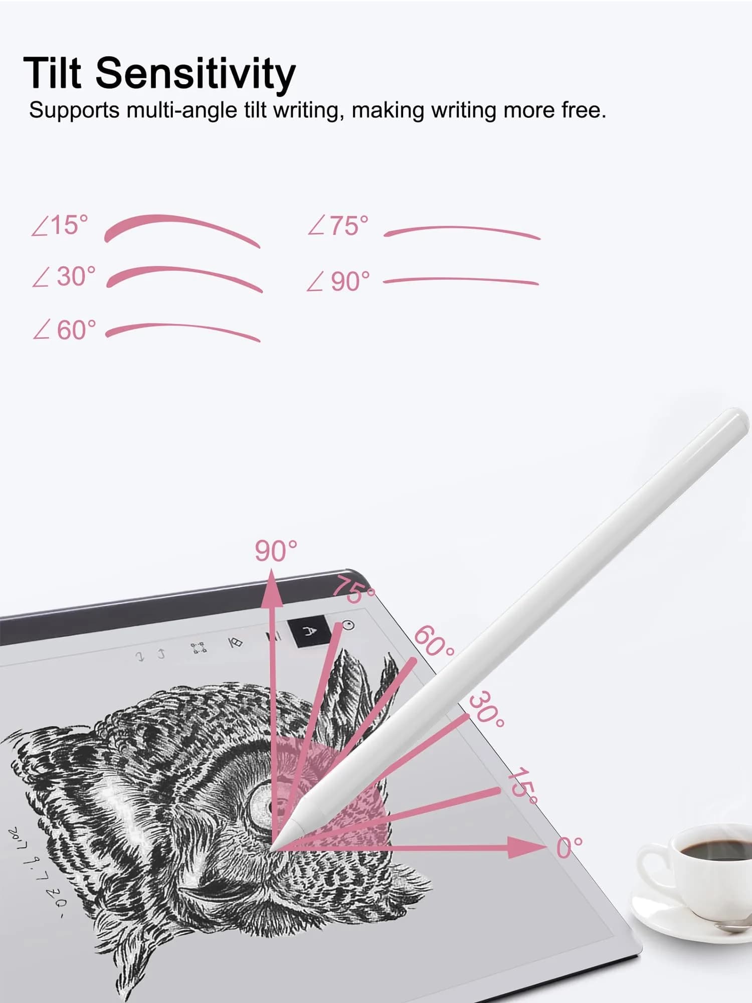 Paiholy Pink 4 Pack Pencil Tips for Apple Pencil | Precise Control Replacement Nibs (0.8mm) - view 3