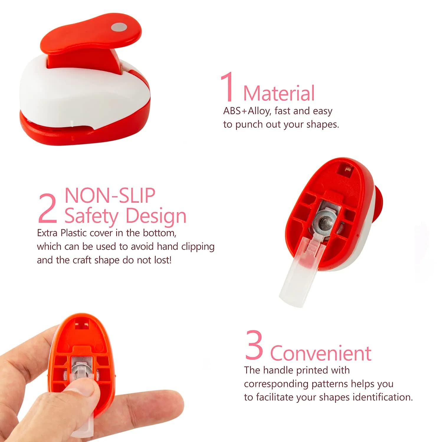 QIQQIKIN 3PCS Circle Cutter Set (3mm, 6mm, 9mm) | Precision Craft Tool for Paper Crafts - view 3