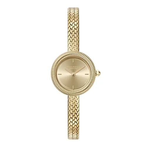 Olivia Burton Finery 20mm Women’s Quartz Watch | Delicate Gold Sunray Dial & Mesh Strap thumbnail 1
