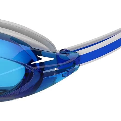 Speedo Vanquisher 3.0 Swim Goggles (Blue) | Enhanced Optics for Training & Racing thumbnail 6
