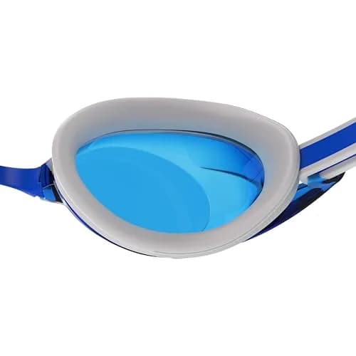 Speedo Vanquisher 3.0 Swim Goggles (Blue) | Enhanced Optics for Training & Racing thumbnail 7