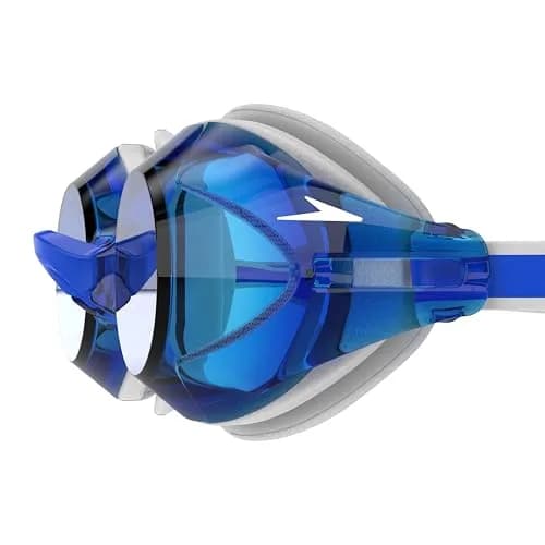 Speedo Vanquisher 3.0 Swim Goggles (Blue) | Enhanced Optics for Training & Racing thumbnail 3
