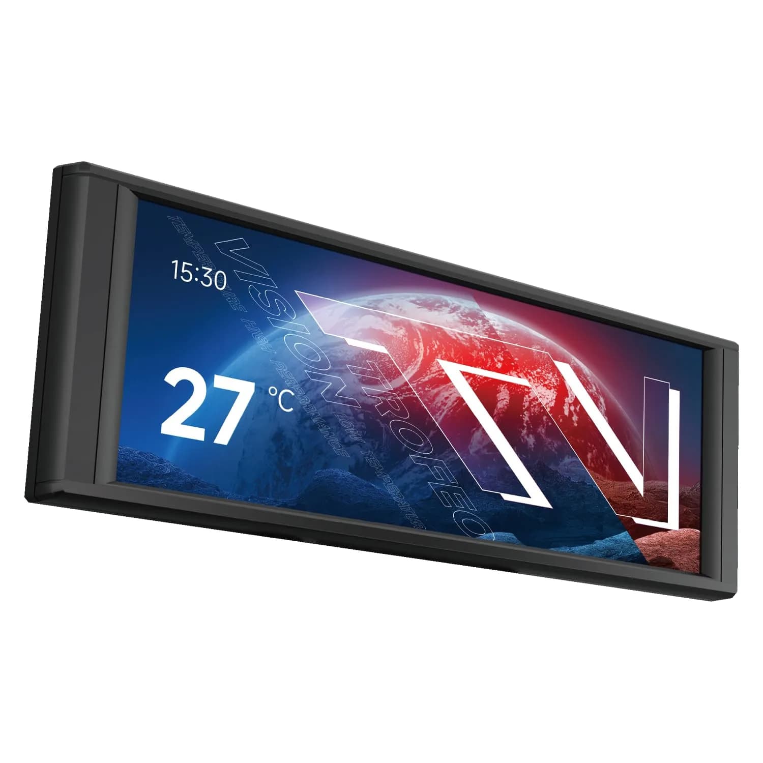 Thermalright Trofeo Vision LCD Black Edition Monitor | 6.86-inch Full-Color LCD Display with DIY Themes