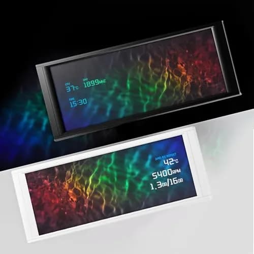 Thermalright Trofeo Vision LCD Black Edition Monitor | 6.86-inch Full-Color LCD Display with DIY Themes thumbnail 6
