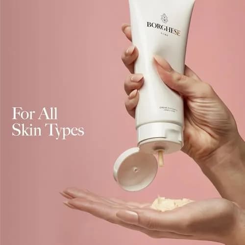 Borghese Crema Saponetta Creme Cleanser Gentle Face Cleanser 50.28ml (1.7 Fl Oz) | Hydrating Cleanse for Soft, Supple Skin thumbnail 3