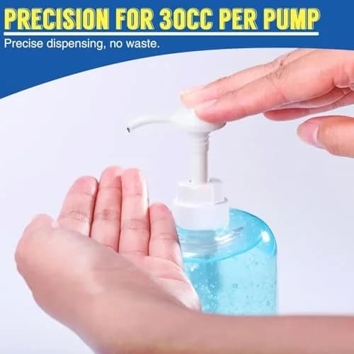 DupakSYS 6 Pack 1 oz Pump Dispenser with 50cm Extended Tube | Fits 5 Gallon Jugs thumbnail 4