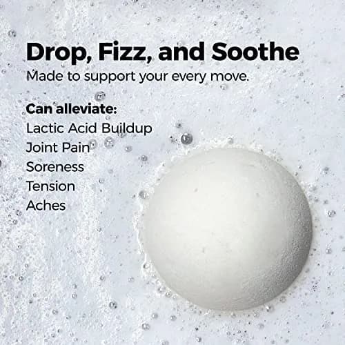 Muscle Rehab Magnesium Bath Bombs 12 Pack | Natural Recovery Soak for Sore Muscles thumbnail 5