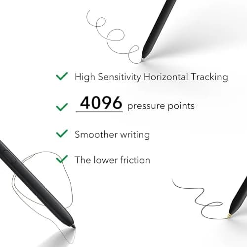 NWANTF Replacement S Pen Tips & Nibs for Samsung Galaxy Tab S10/S9/S8/S7/S6, 1+4+10 pcs Set, Durable & Precise thumbnail 6