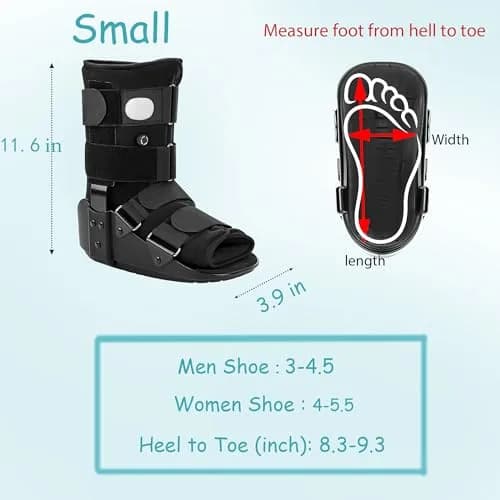 Medibot Walking Boot, Fracture Boot for Foot and Ankle | FDA Approved Medical Grade Orthopedic Brace thumbnail 7