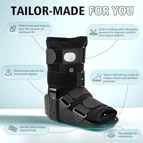Medibot Walking Boot, Fracture Boot for Foot and Ankle | FDA Approved Medical Grade Orthopedic Brace thumbnail 2